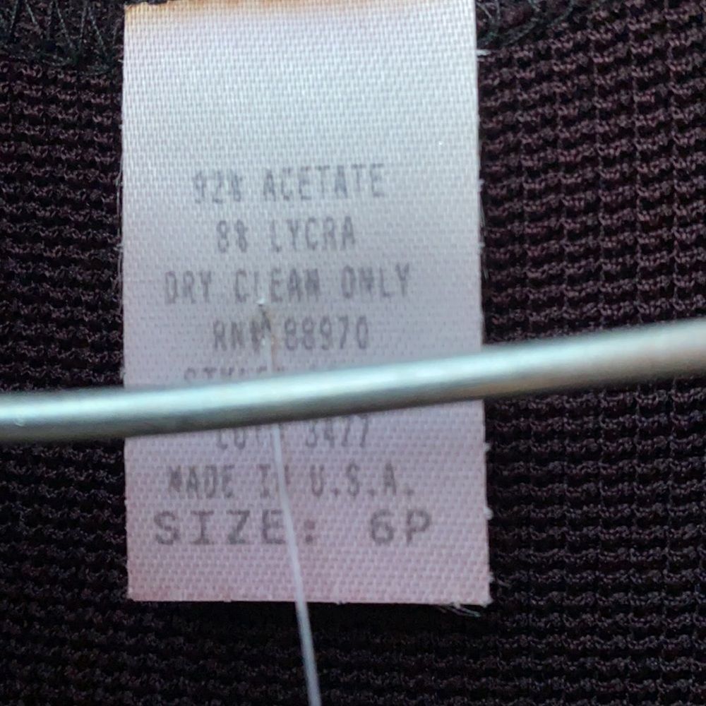 Petite Sophisticate Black Dress sz. 6 petite NWT - Picture 2 of 2